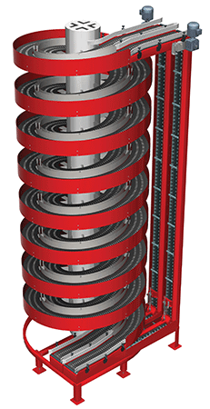 Ryson Dual Track Spiral Conveyor