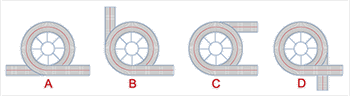 Ryson Mass Flow Spiral Configurations