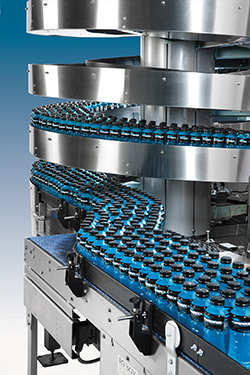 Ryson Mass Flow Bottle Conveyor