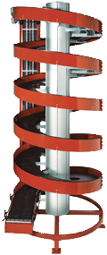Big Red Spiral Conveyor