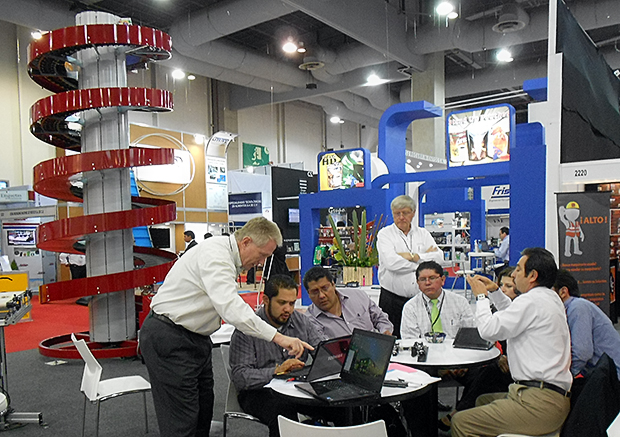 Ryson at ExpoPack in Mexico Ryson exhibits Vertical Spiral Conveyors at ExpoPack in Mexico