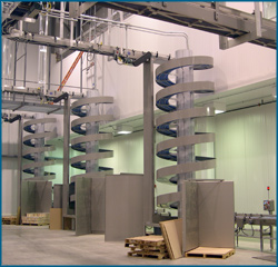 Ryson Spirals in Food Freezer